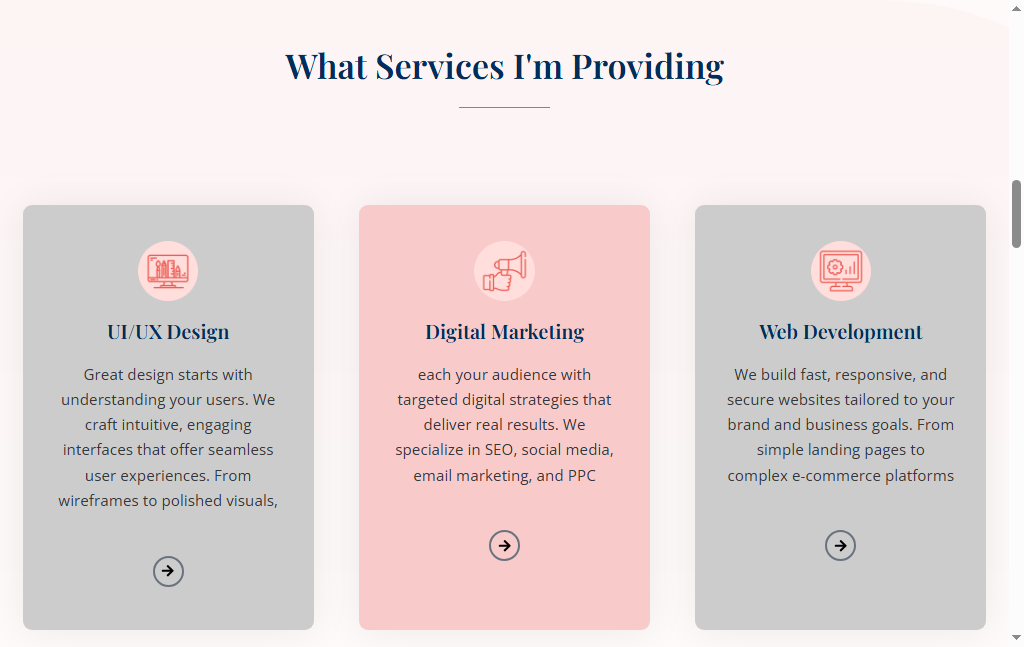Project Screenshot 3 of mobile responsiveness