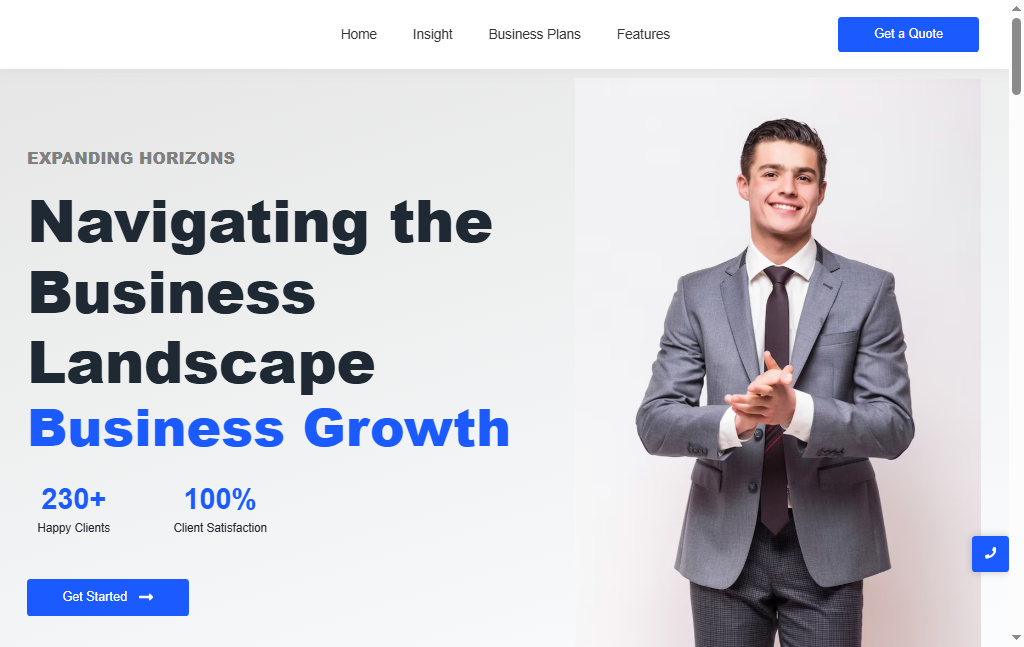 Project Screenshot 1 of the book library's home page